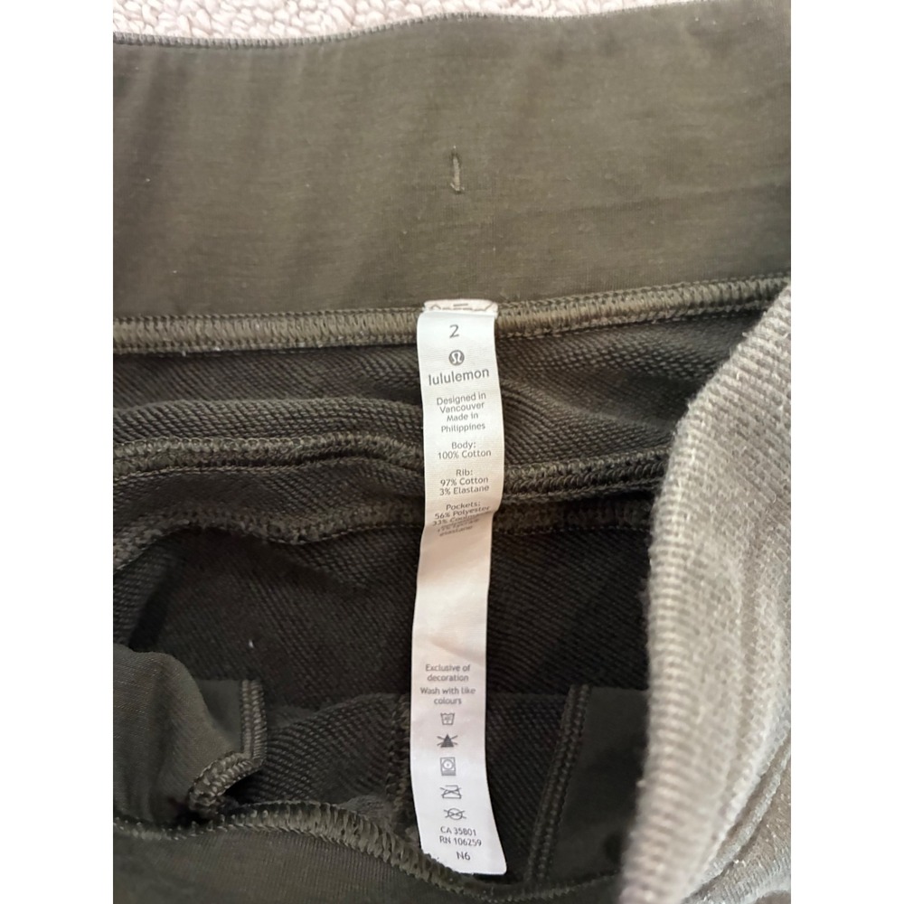 Lululemon Olive Green Loungeful High Rise Relaxed Fit Jogger Sweatpants‎ Womens - Picture 5 of 7
